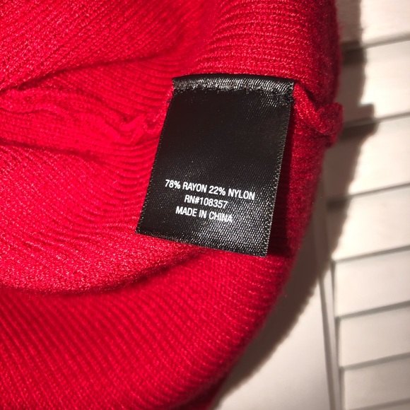 Vibrant Red Woven Top by Worthington - Size Large - Picture 4 of 4